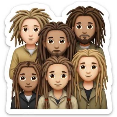 People of reggae sticker