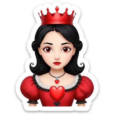 Red Queen from Alice in Wonderland movie sticker
