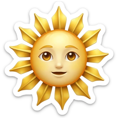 Aesthetic sun rays  sticker