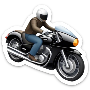 An icon showing a motorcycle and a car speeding through a winding road, with the car’s sleek silhouette blending into the curve of the road while the motorcycle zips past. The scene should capture the thrill of the ride, the freedom of the open road. transparent background. sticker