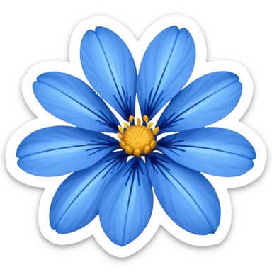 Blue Flowers sticker