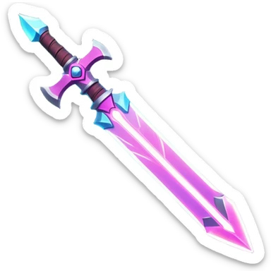 Clash of Clans aesthetic: Cinematic heroic Star Wars light sabre Emoji, rendered in a 3D vector-style similar to standard emojis with minimal shading and bold, simplified shapes. A compact, vibrant energy blade with a neon-hued, glowing edge . Stylized with a touch of interstellar elegance and a soft glowing outline, capturing the essence of a legendary energy blade with a friendly, playful manner! sticker