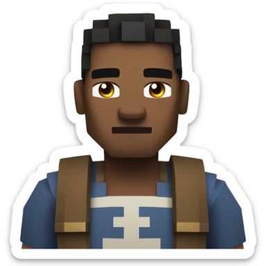 Minecraft villager sticker