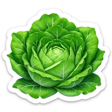 iceberg lettuce leaves sticker