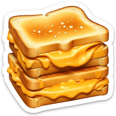 grilled cheese toaster iron sticker