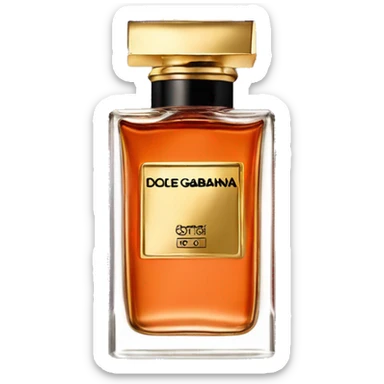 DOLCE AND GABBANA RECTANGULAR PARFUME THE ONLY ONE SALMON sticker