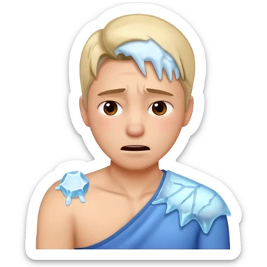 frozen shoulder injury sticker