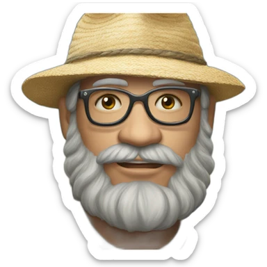 foto de  ruben pescador con caña en el mar sticker