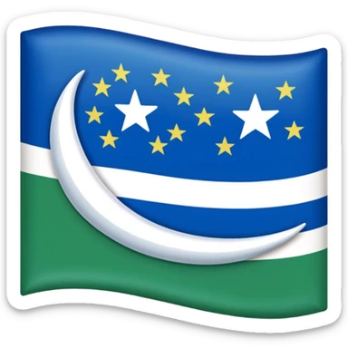 Uzbekistan flag sticker