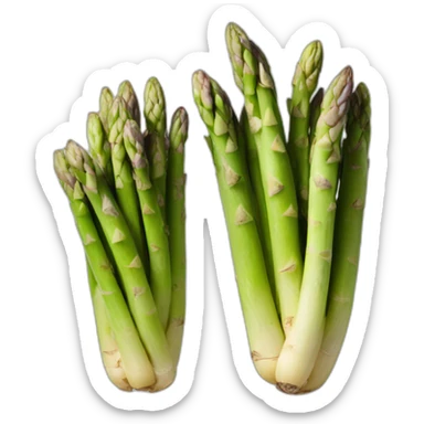 Baigne avec des asperges sticker