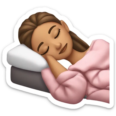 Ariana Grande sleeping sticker