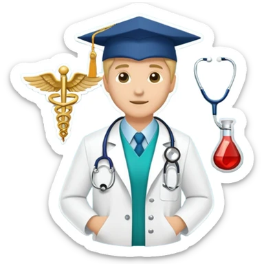 Create a sticker pack for the Medmentor project - a mentoring platform for doctors(Doctors for doctors online) sticker