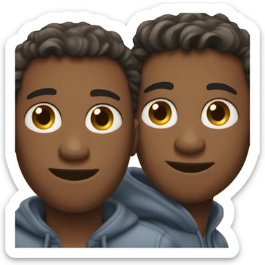 Two gay men sticker