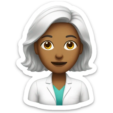 a female therapist sticker