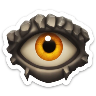 Eye of Sauron in Mordor sticker