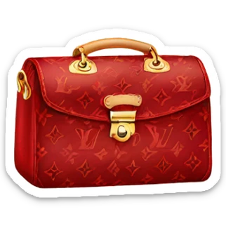 Louis Vuitton bag red sticker