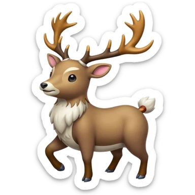 Stantler-Skiddo-Gulpin-fusion  sticker