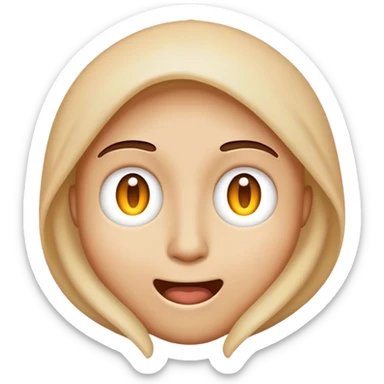 emoji face in awe sticker