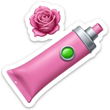Tube de peinture rose sticker