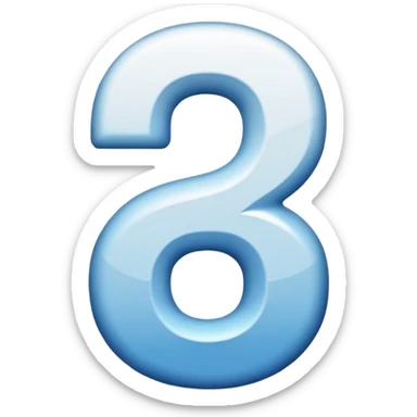 Just the number 26 with a white background sticker