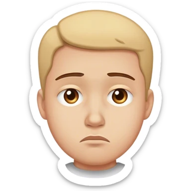 Jealous and sad sticker