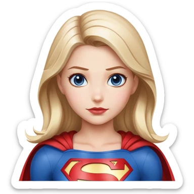 Supergirl from DC comics sticker