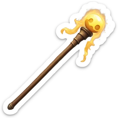Harry Potter magic wand sticker