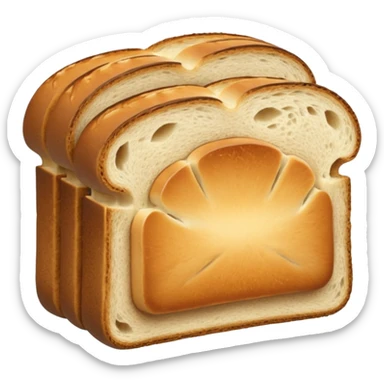 remove the butter also just 2 slice of breadcut and bread load back  sticker