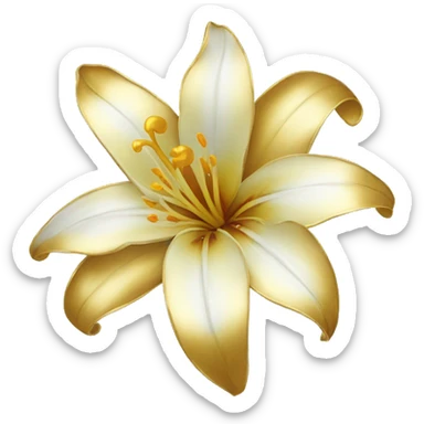 gilded lily sticker