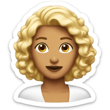 a diva that has fallen down sticker