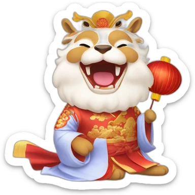 Happy chinesse new year 2024 sticker