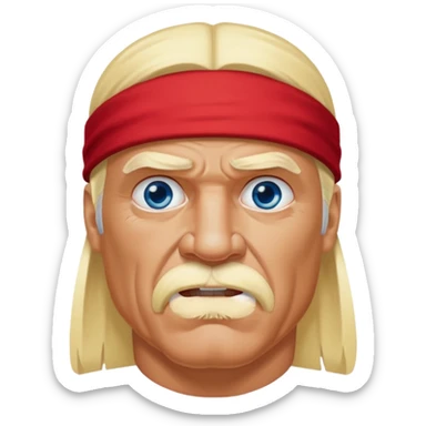 Hulk Hogan blue eyes sticker