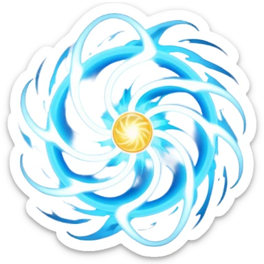 mythical plasma beam sticker