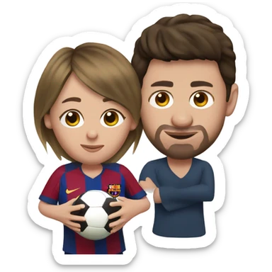pregnant lionel messi sticker