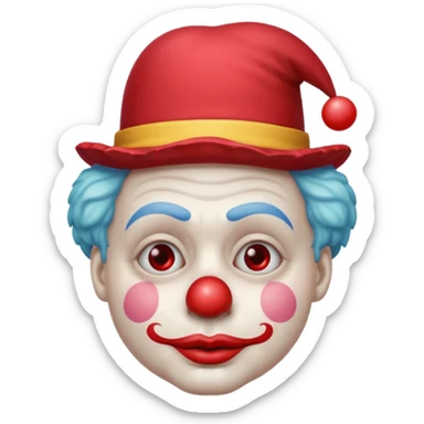 Palhaço triste sticker