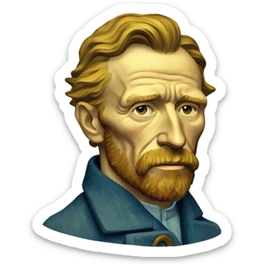 Vincent Van Gogh emoji sticker