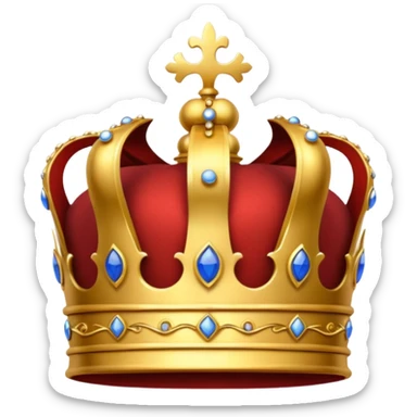 British Crown sticker
