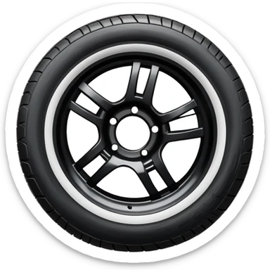 behind with crazy air escaping it sticker