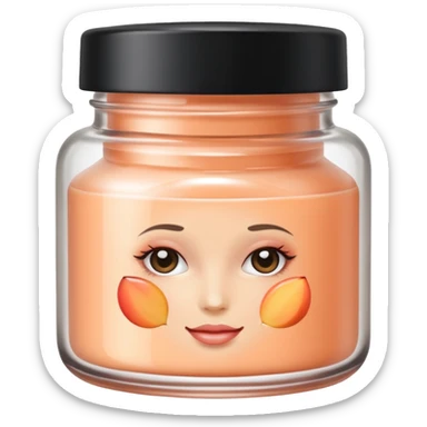 The makeup cream only has a cream form. sticker