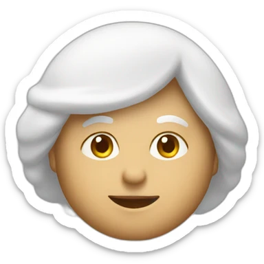 white cookie seller sticker