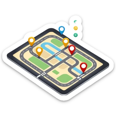 simple Roadmap (product management) for professional presentation sticker