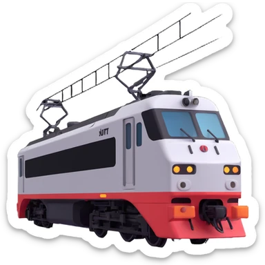 Njt electric locomotive sticker