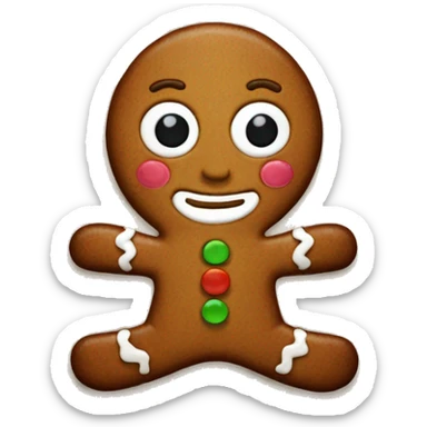 gingerbreadman sticker