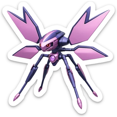 Miraidon-Genesect-Vikavolt-Vibrava-fusion-hybrid-creature, full body sticker