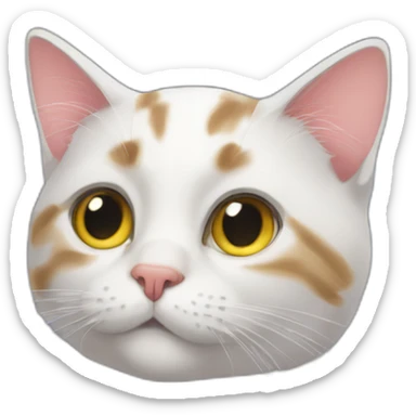 Cat Watching Far away sticker