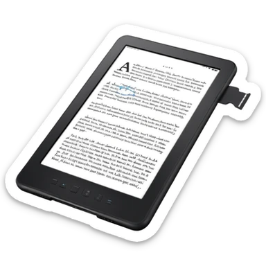 BLACK KINDLE WITH A PAGE WHERE IT SAYS HUB 22 AMERICA sticker