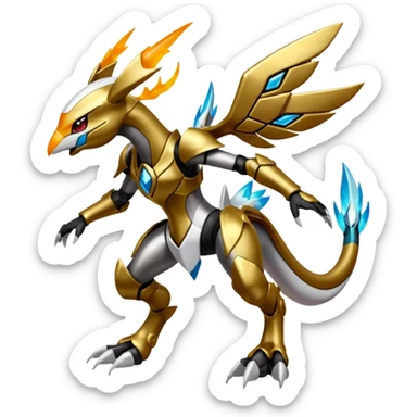 Meloetta-Latias-Wargreymon-Protogen-Pokémon-Digimon-Fakémon-fusion-hybrid-creature sticker