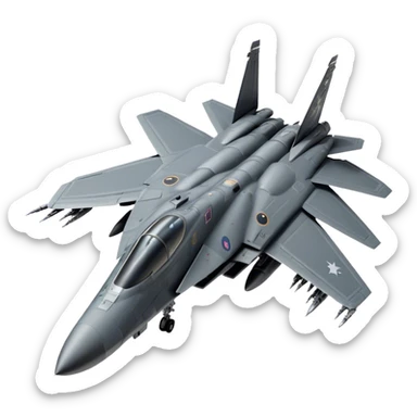 F-14 Tomcat - Grumman (Model Year: 2020) (stealth grey) sticker