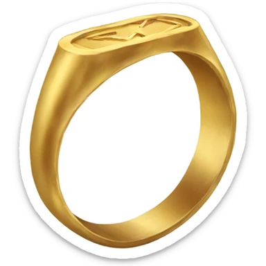 Texas gold ring  sticker