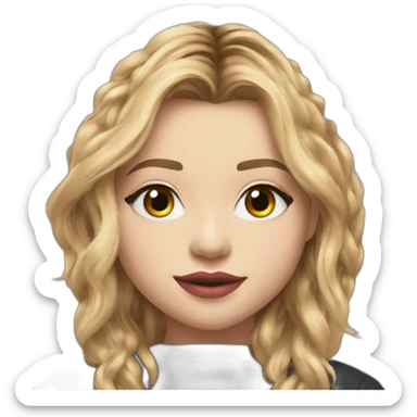 chloë grace moretz wearing tee sticker